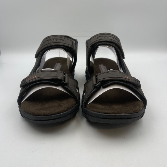 Skechers Men's 13 Louden Sandal Brown SN 64487 New Without Box - Picture 7 of 12